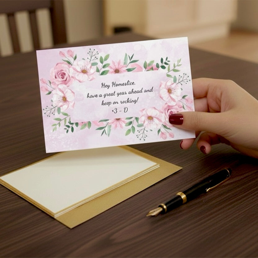 PERSONALISED NOTE