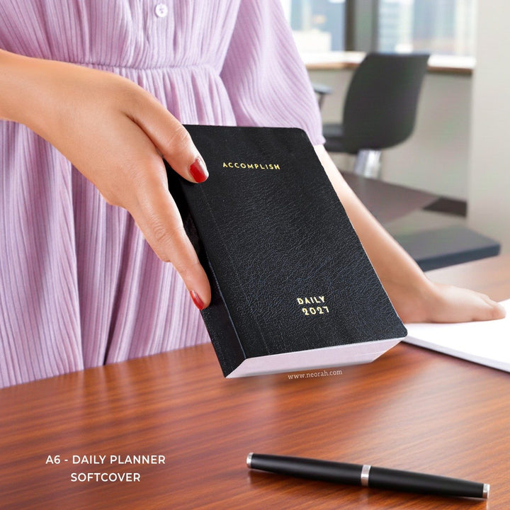 A6- 2027  - DAILY PLANNER  - 512 PAGES - SOFT COVER