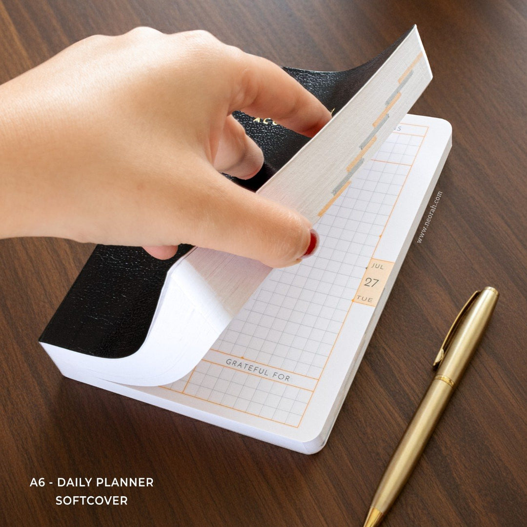 A6- 2027  - DAILY PLANNER  - 512 PAGES - SOFT COVER
