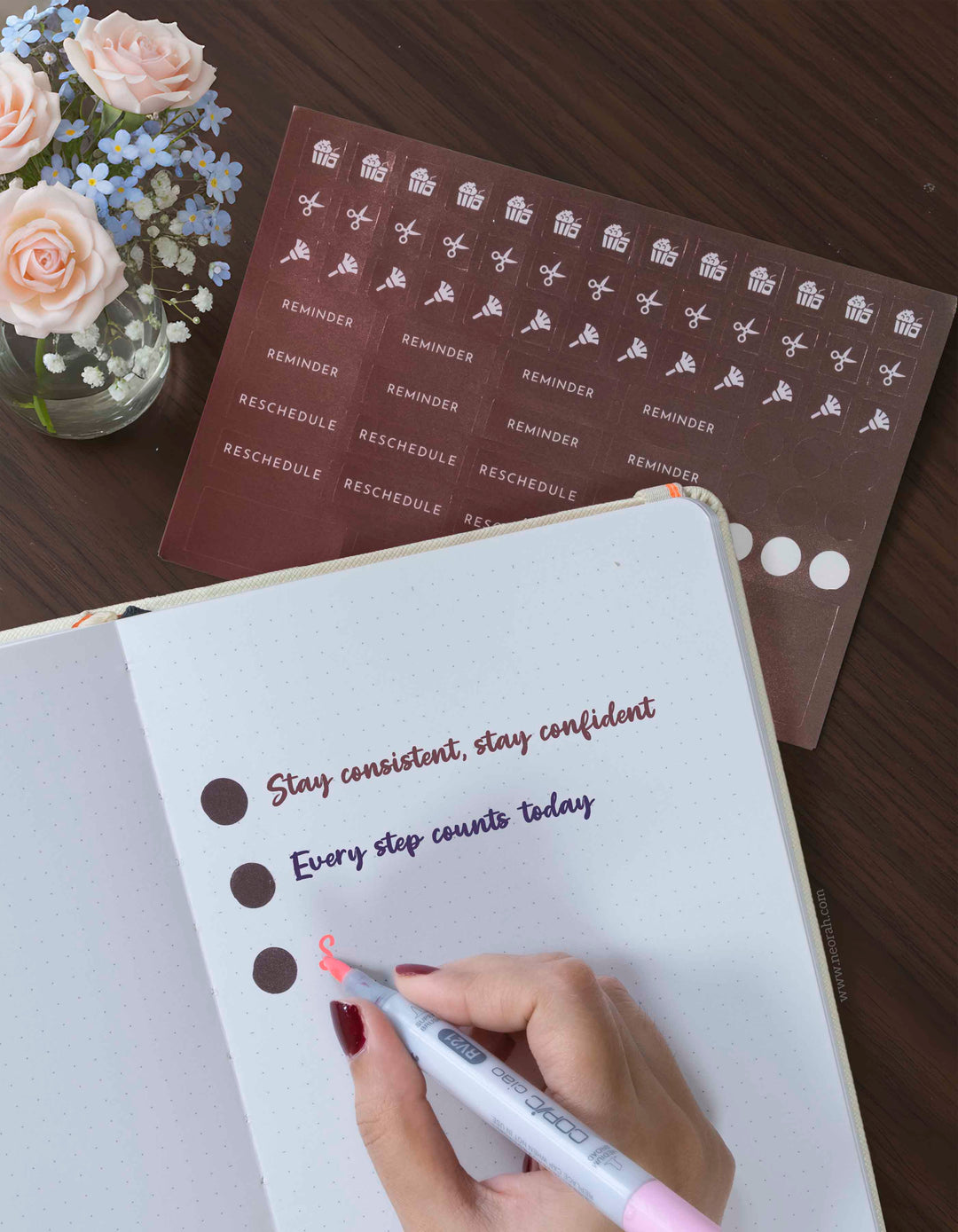 Journal / Planner Stickers - 5 Sheets