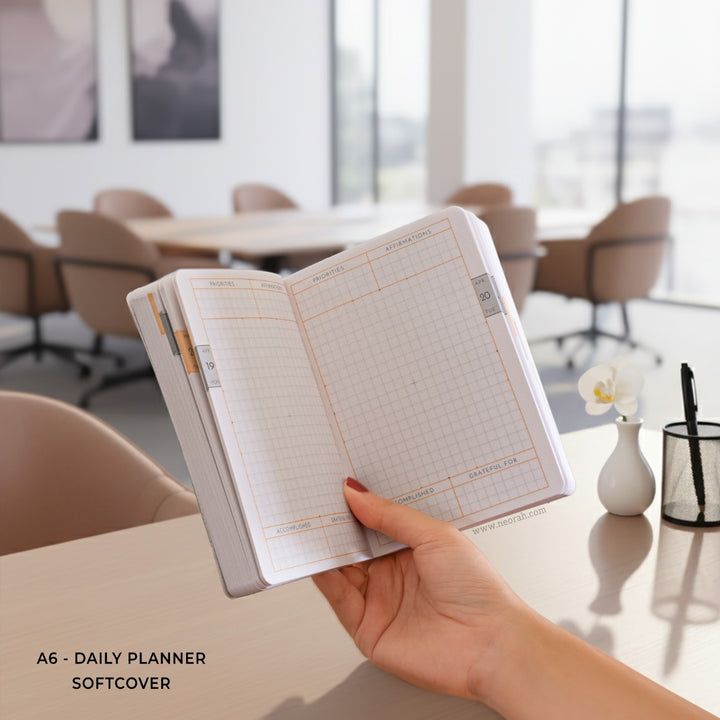 A6- 2027  - DAILY PLANNER  - 512 PAGES - SOFT COVER