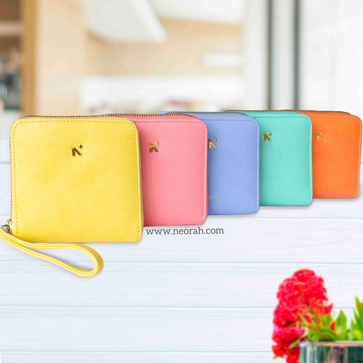 BIJOU - WOMEN ZIP AROUND WALLET WITH WRISTLET