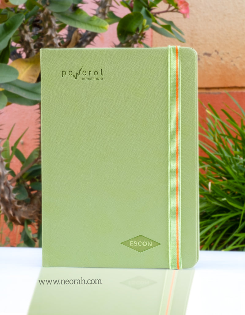 MAHINDRA POWEROL custom branded notebook corporate gifting