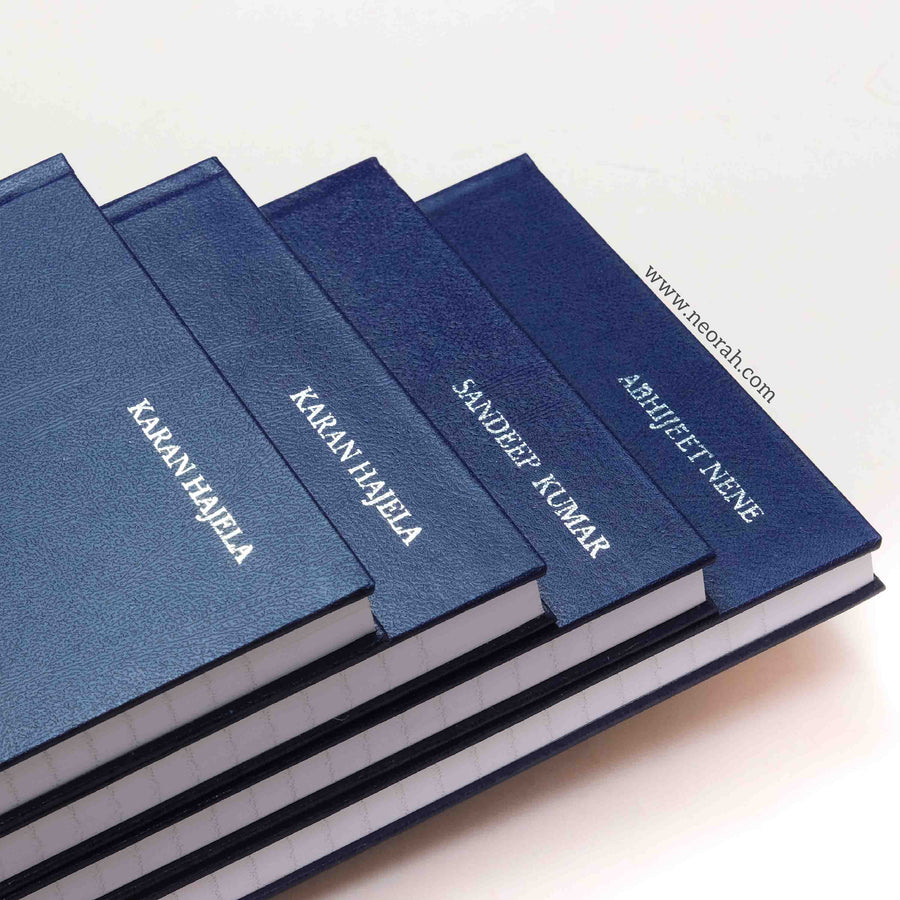 personalised name : silver foil - AIRFORCE STATION BIDAR corporate gift