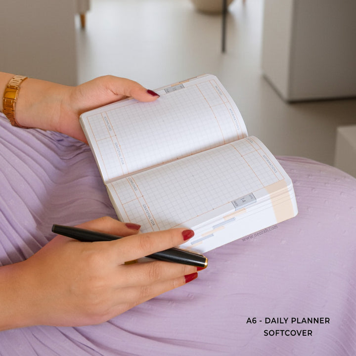 A6- 2027  - DAILY PLANNER  - 512 PAGES - SOFT COVER