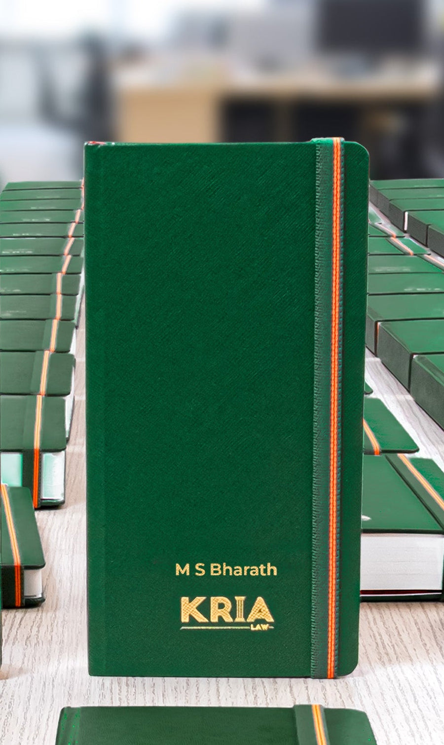 personalised name : gold foil - KRIA LAW corporate gift