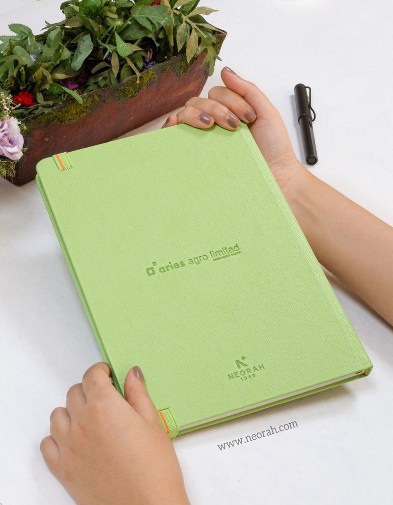 ARIES AGRO custom branded notebook corporate gifting