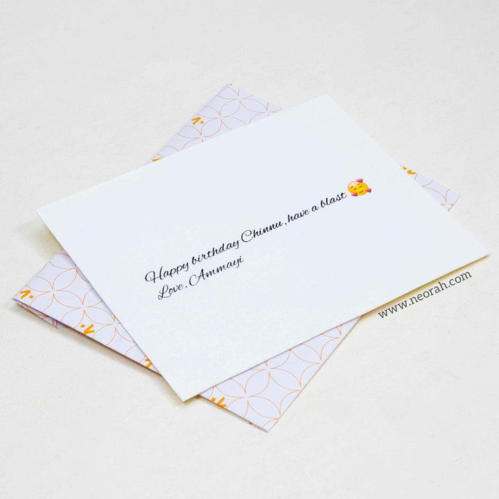 PERSONALISED NOTE