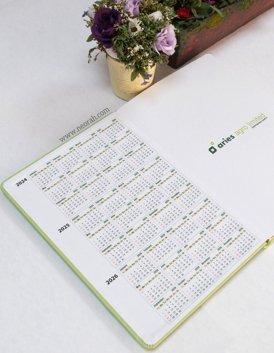 16 customised pages - ARIES AGRO corporate gift