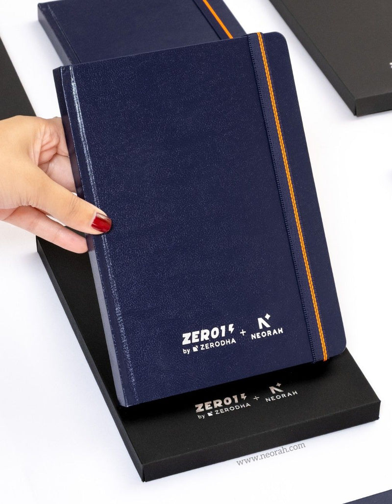 ZERODHA custom branded notebook corporate gifting