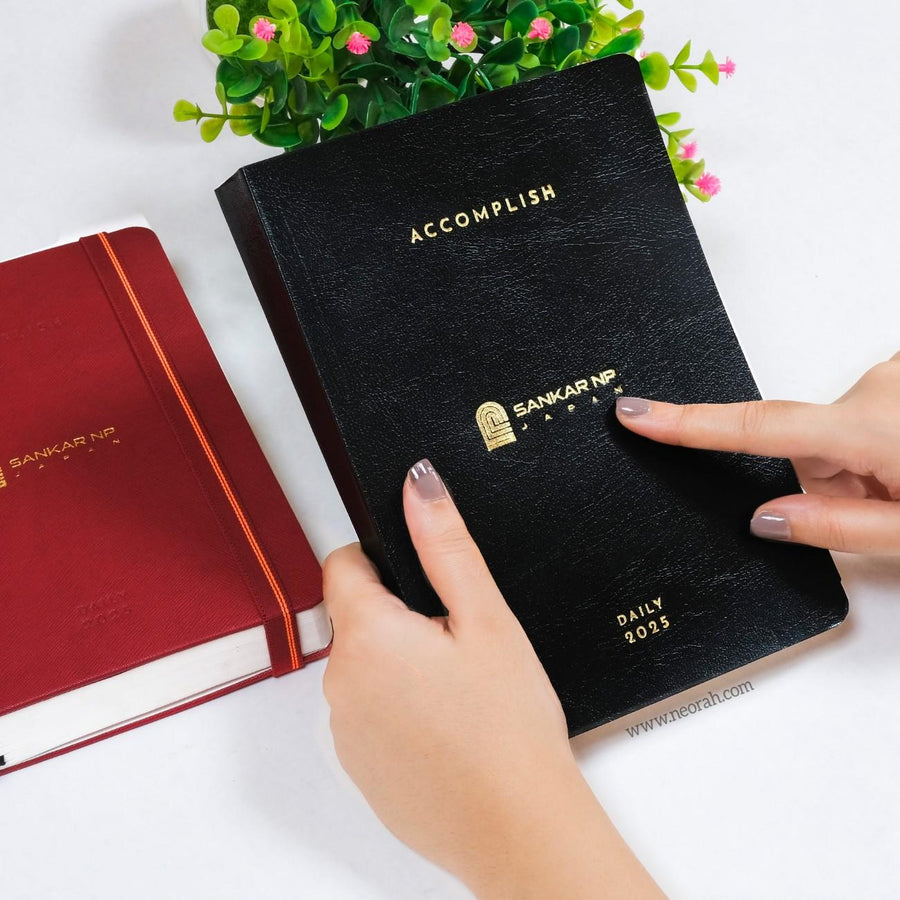 logo : gold + blind embossing - SANKAR NP JAPAN corporate gift