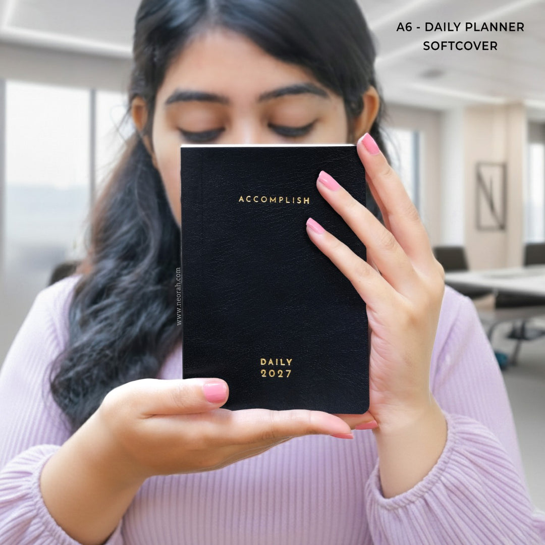 A6- 2027  - DAILY PLANNER  - 512 PAGES - SOFT COVER