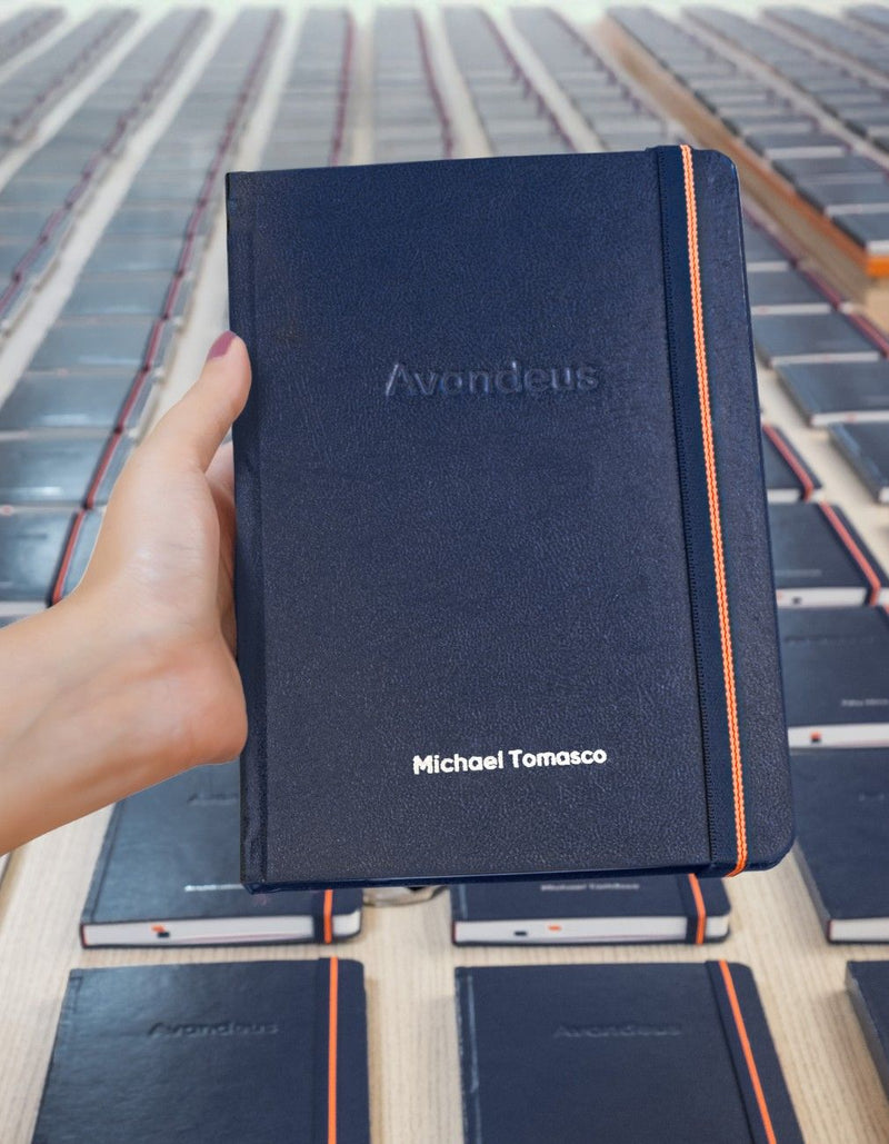 AVANDEUS custom branded notebook corporate gifting