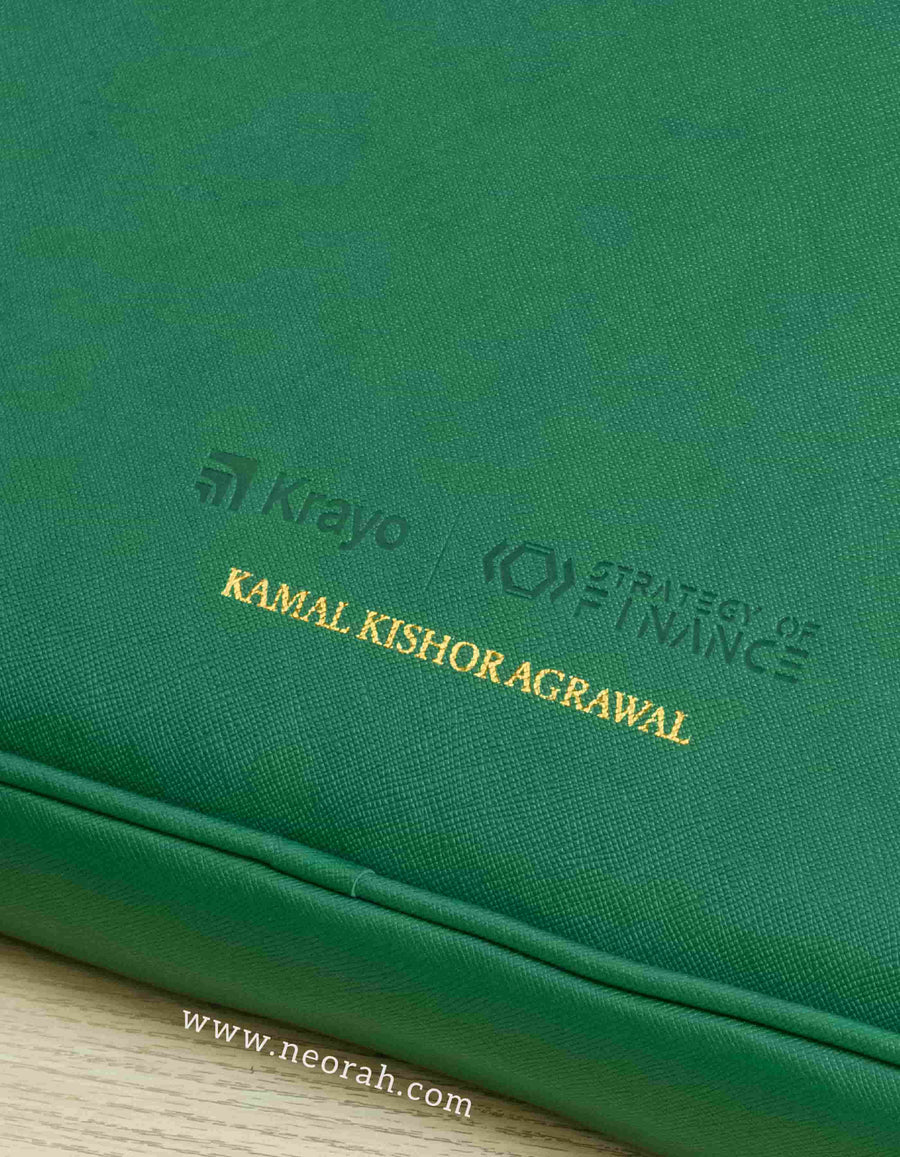 personalised name : gold foil - KRAYO corporate gift