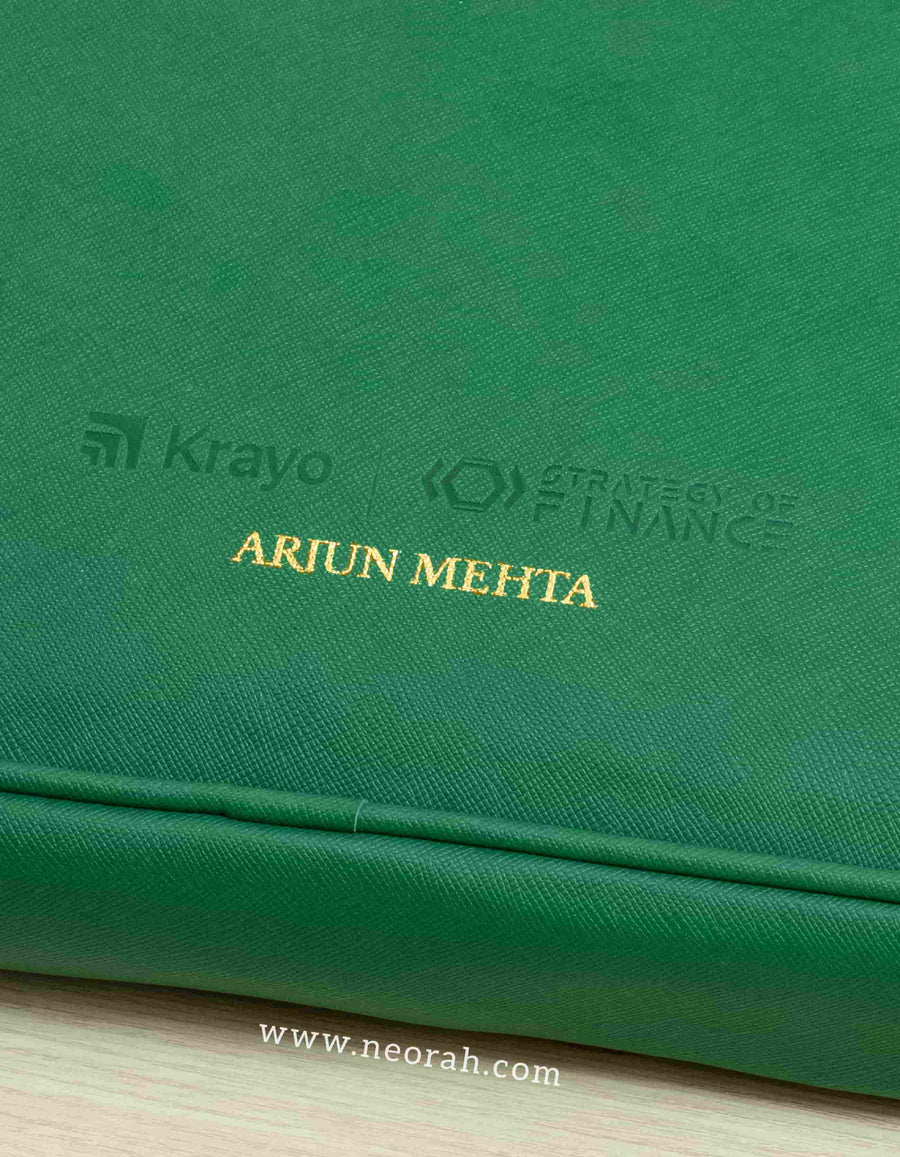 logo : blind embossed  - KRAYO corporate gift