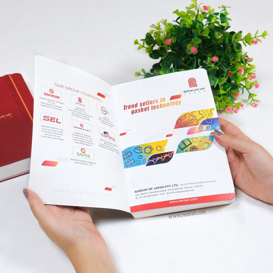 customised end paper - SANKAR NP JAPAN corporate gift