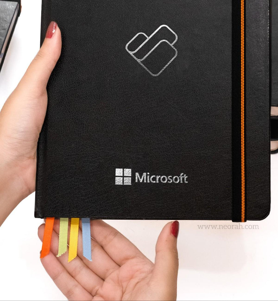 4 bookmarks in the colours of microsoft logo