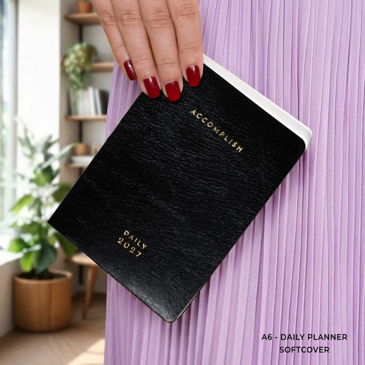 A6- 2027  - DAILY PLANNER  - 512 PAGES - SOFT COVER