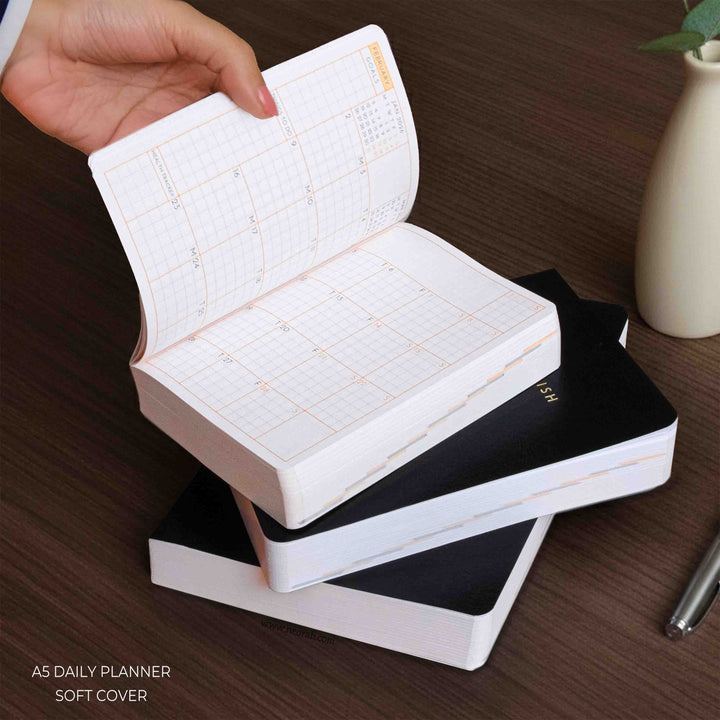A6- 2026 - DAILY PLANNER  - 512 PAGES - SOFT COVER