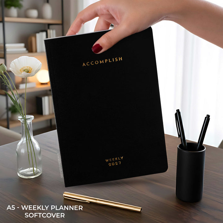 A5 - 2027 - WEEKLY PLANNER - 264 PAGES - SOFT COVER