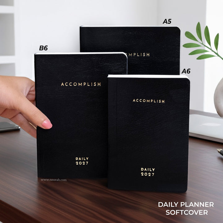 A5 - 2027 - DAILY PLANNER  - 512 PAGES - SOFT COVER