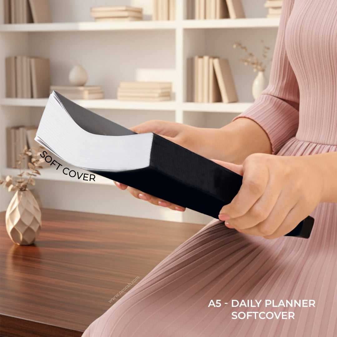 A5 - 2027 - DAILY PLANNER  - 512 PAGES - SOFT COVER