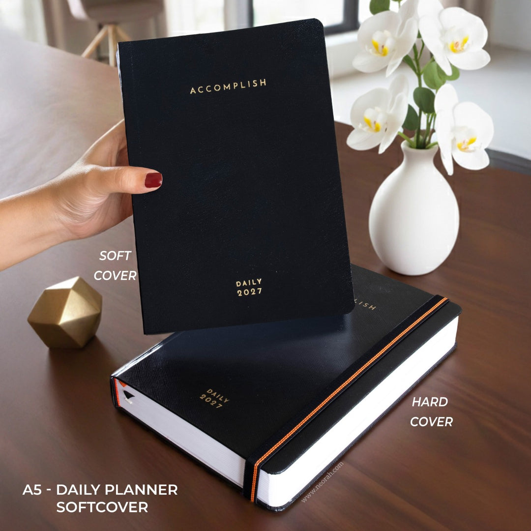 A5 - 2027 - DAILY PLANNER  - 512 PAGES - SOFT COVER