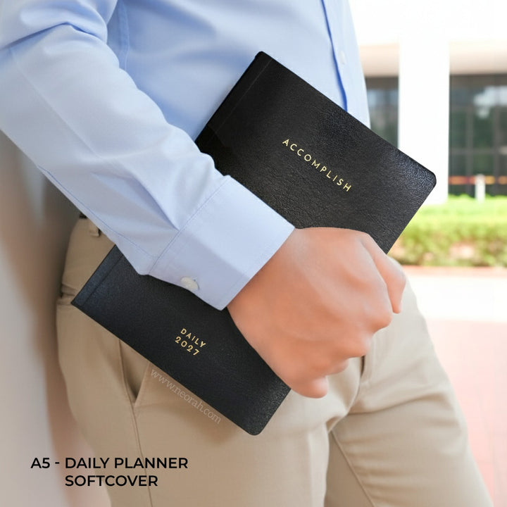 A5 - 2027 - DAILY PLANNER  - 512 PAGES - SOFT COVER