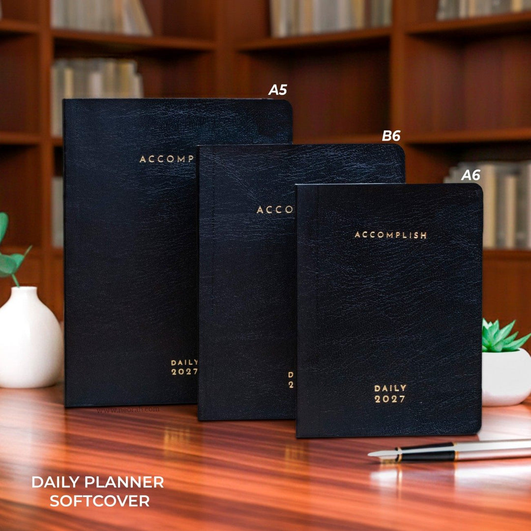 A5 - 2027 - DAILY PLANNER  - 512 PAGES - SOFT COVER