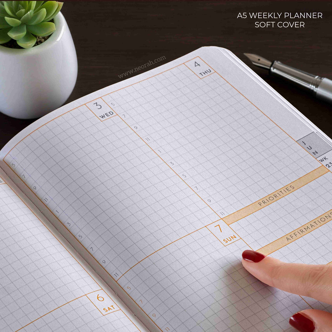 A5 - 2027 - WEEKLY PLANNER - 264 PAGES - SOFT COVER