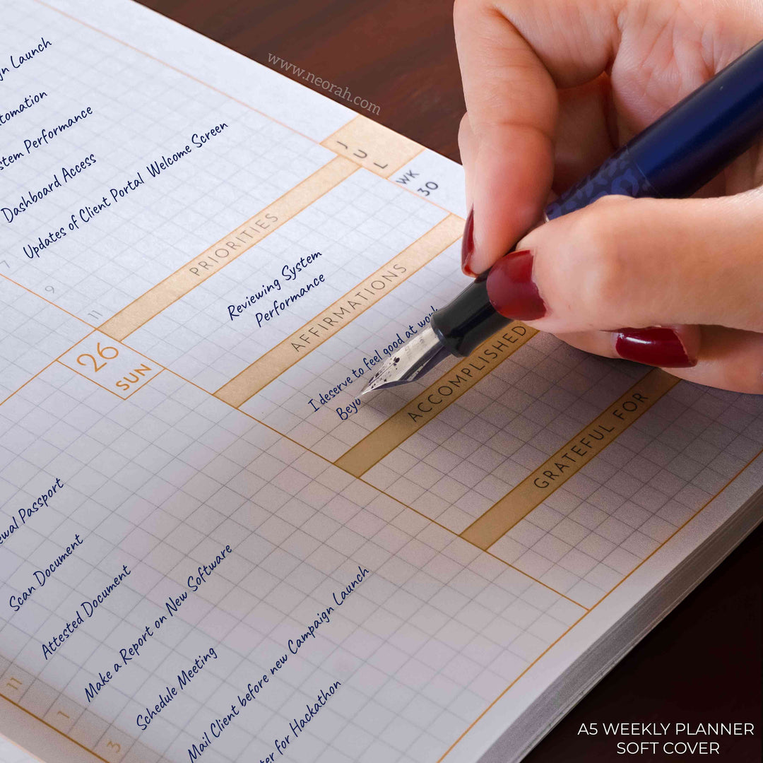 A5 - 2027 - WEEKLY PLANNER - 264 PAGES - SOFT COVER