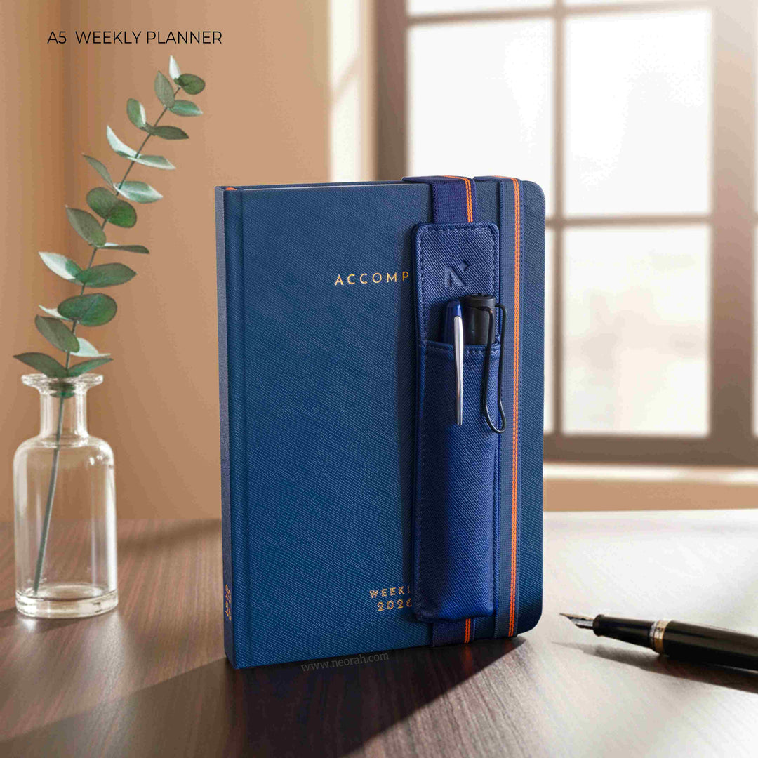 A5 - 2027 - WEEKLY PLANNER - HARD COVER