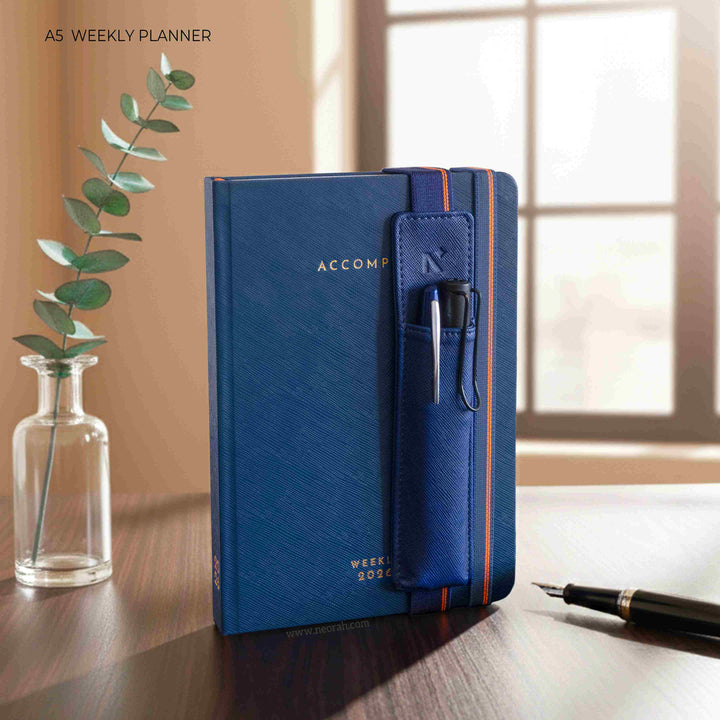 A5 - 2027 - WEEKLY PLANNER - HARD COVER
