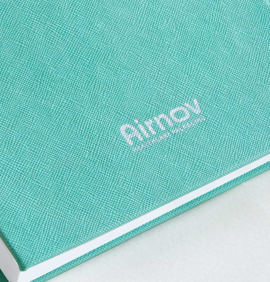logo : blind + silver embossing - AIRNOV HEALTHCARE PACKAGING corporate gift