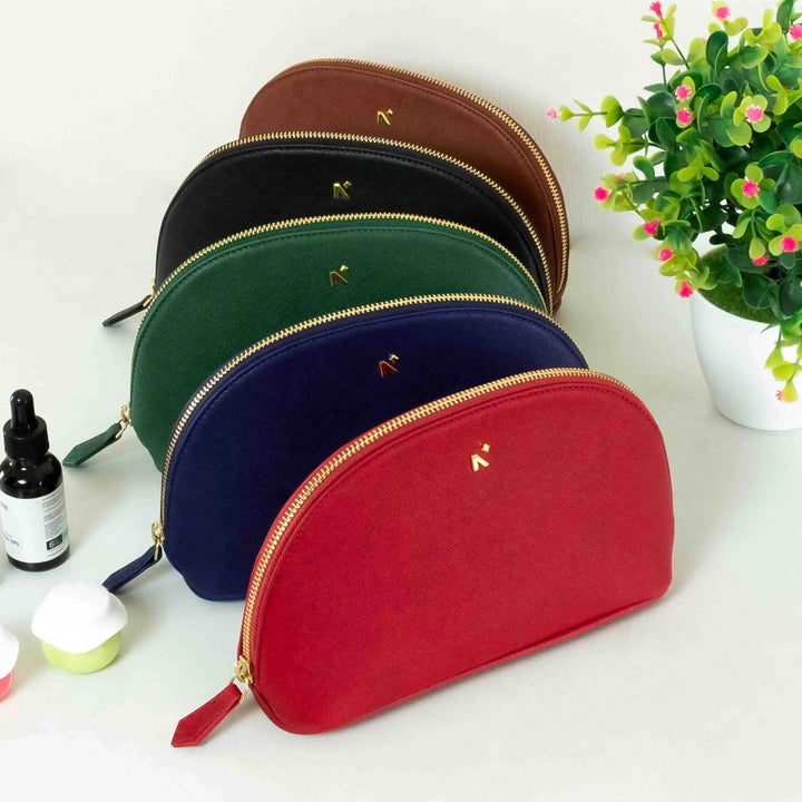 Neorah travel makeup pouch, small makeup pouch, toiletry Bag utility Pouch for travel to store your makeup products, Easy to slip into handbags, totes, suitcase, ideal for everyday use.