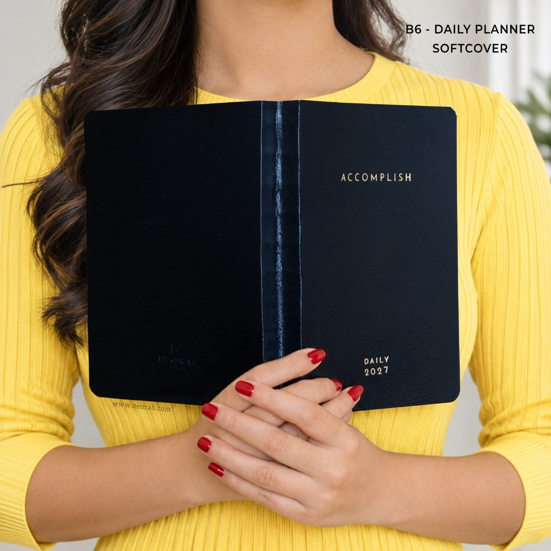 B6 - 2027 - DAILY PLANNER  - 512 PAGES - SOFT COVER
