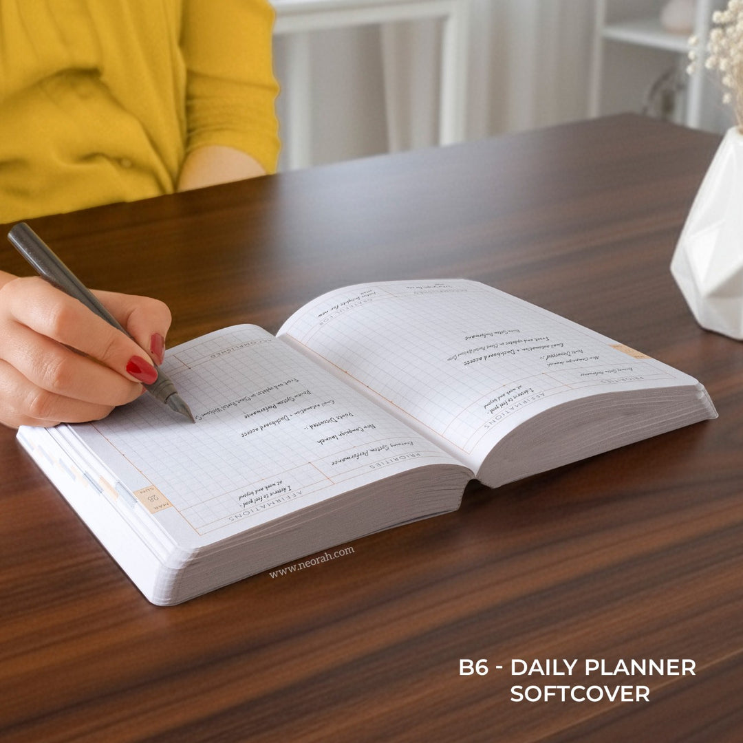 B6 - 2027 - DAILY PLANNER  - 512 PAGES - SOFT COVER