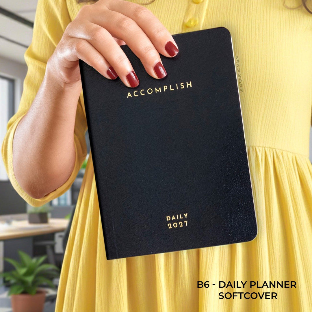 B6 - 2027 - DAILY PLANNER  - 512 PAGES - SOFT COVER