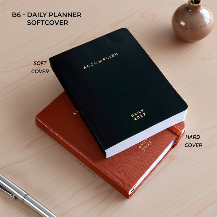B6 - 2027 - DAILY PLANNER  - 512 PAGES - SOFT COVER