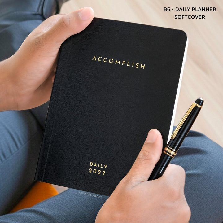 B6 - 2027 - DAILY PLANNER  - 512 PAGES - SOFT COVER