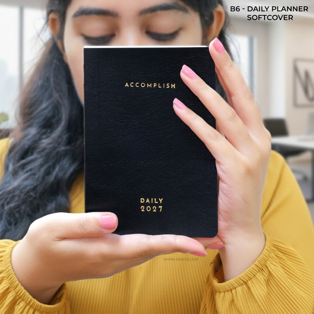 B6 - 2027 - DAILY PLANNER  - 512 PAGES - SOFT COVER