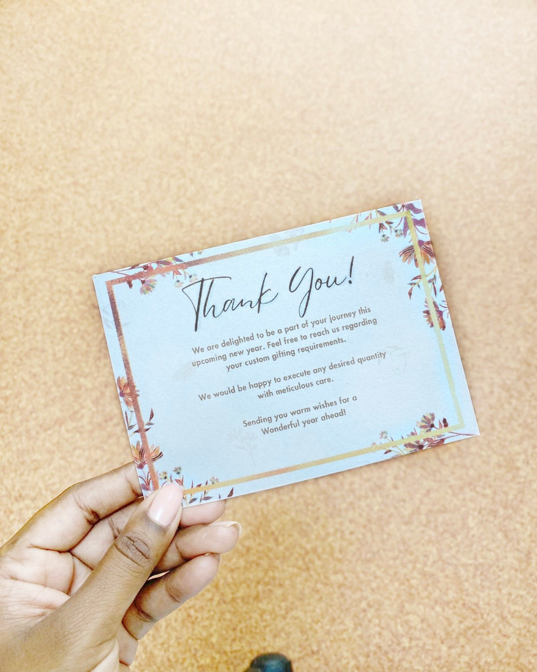 PERSONALISED NOTE