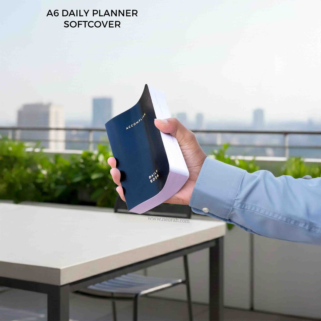 A6- 2026 - DAILY PLANNER  - 512 PAGES - SOFT COVER