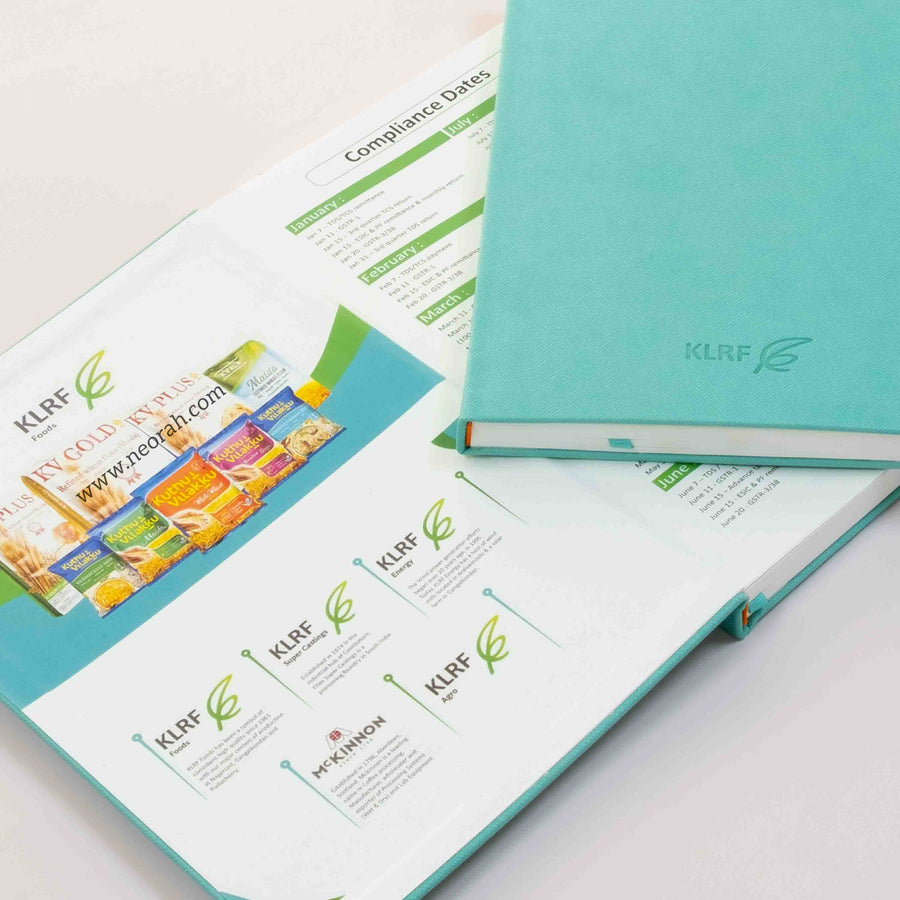 customised end paper - KOVILPATTI LAKSHMI ROLLER FLOUR MILLS corporate gift