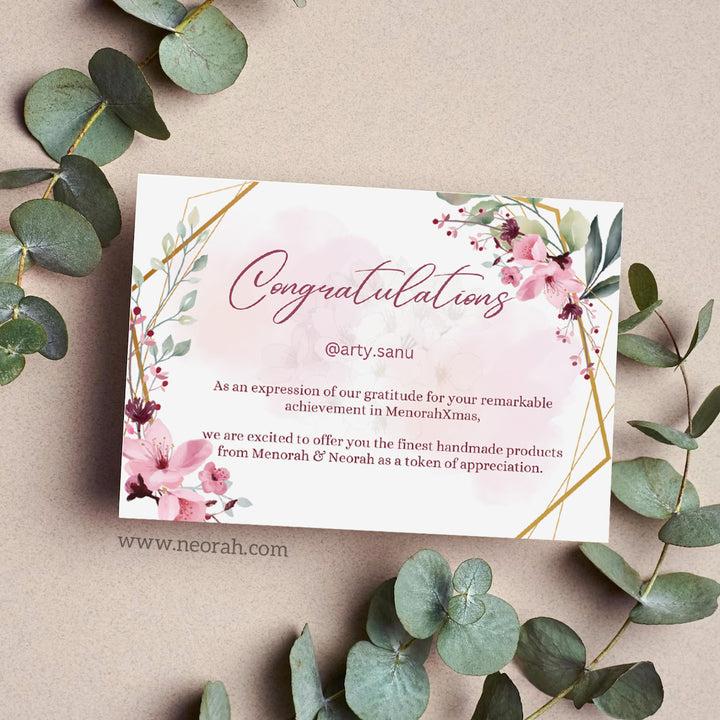 PERSONALISED NOTE